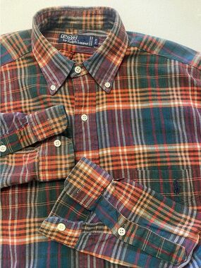 Polo Ralph Lauren - cotton plaid shirt Size Medium